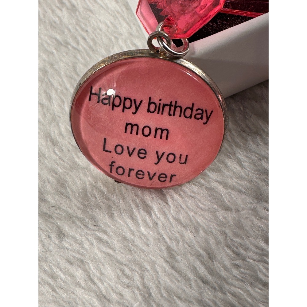 YUANTAOW Pink Heart Suncatcher Mom Birthday Gift Pressed Flowers Hanging Decor